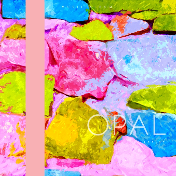 ALBUM COVER | OPAL Instagram Post template